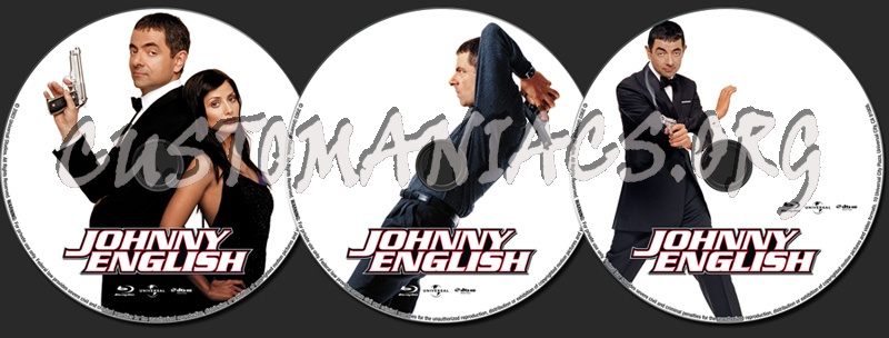 Johnny English blu-ray label