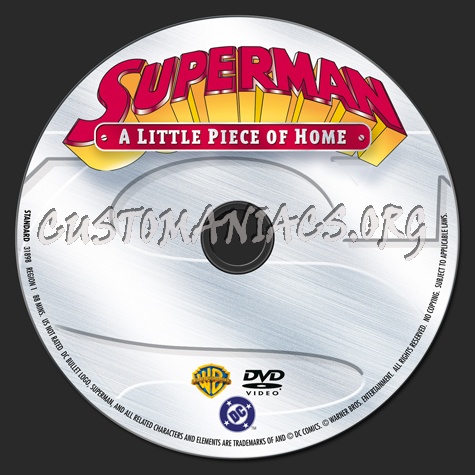 Superman A Little Piece of Home dvd label