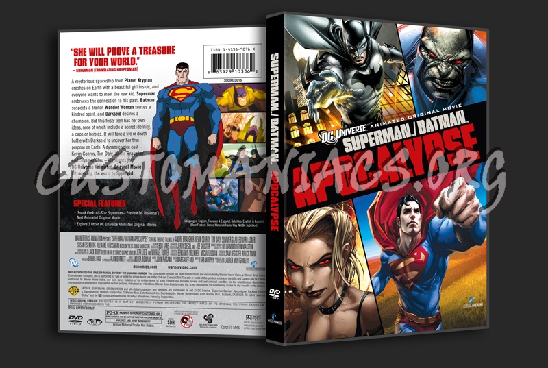 Superman / Batman Apocalypse dvd cover