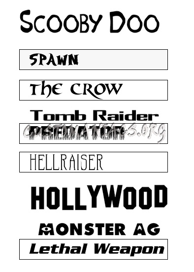 Font Movies 