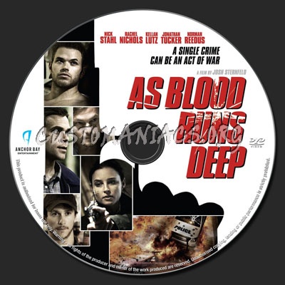 As Blood Runs Deep dvd label