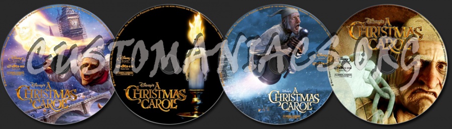 A Christmas Carol blu-ray label