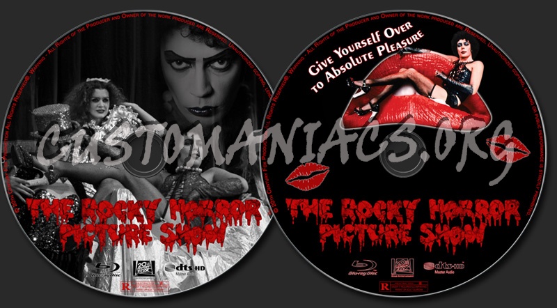 Rocky Horror Picture Show blu-ray label