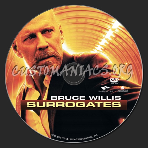 Surrogates dvd label