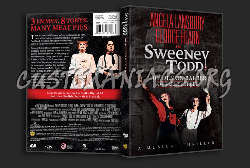 Sweeney Todd dvd cover