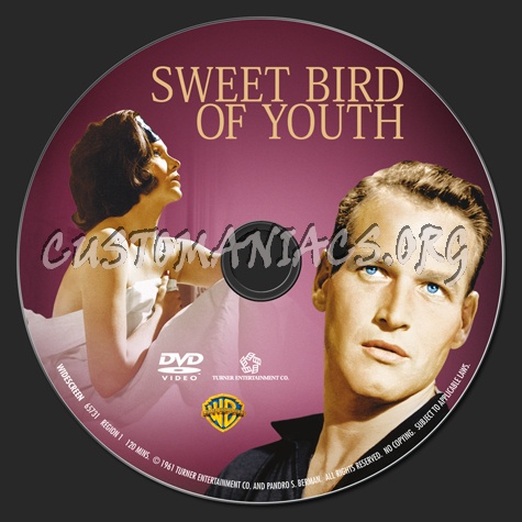 Sweet Bird of Youth dvd label