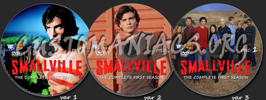 Smallville Season 1 dvd label