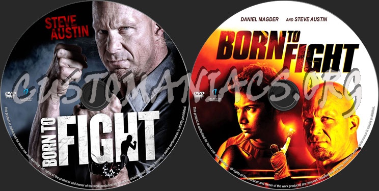 Born To Fight dvd label