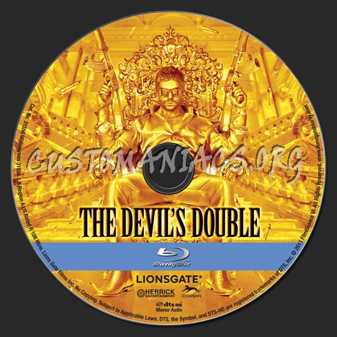 The Devil's Double blu-ray label