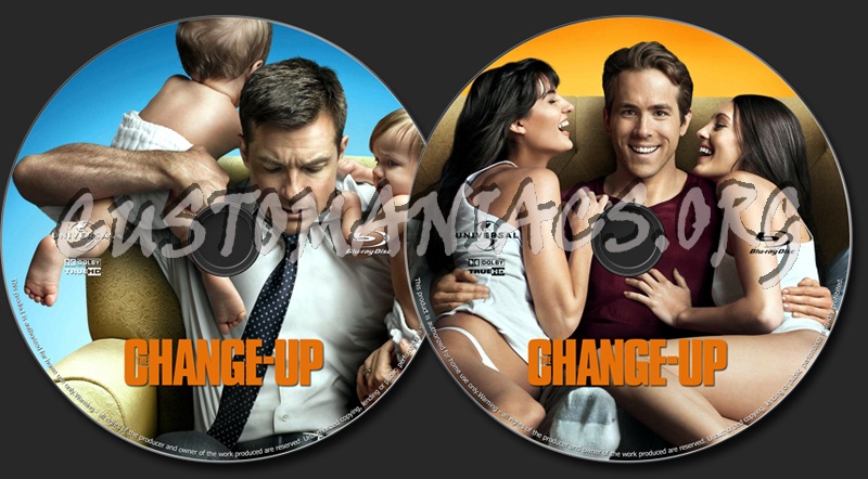 The Change-up blu-ray label