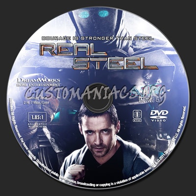 Real Steel dvd label