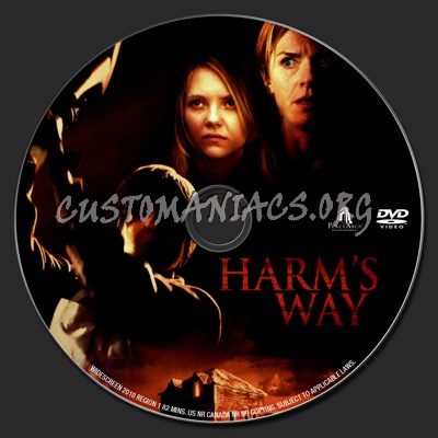 Harm's Way dvd label