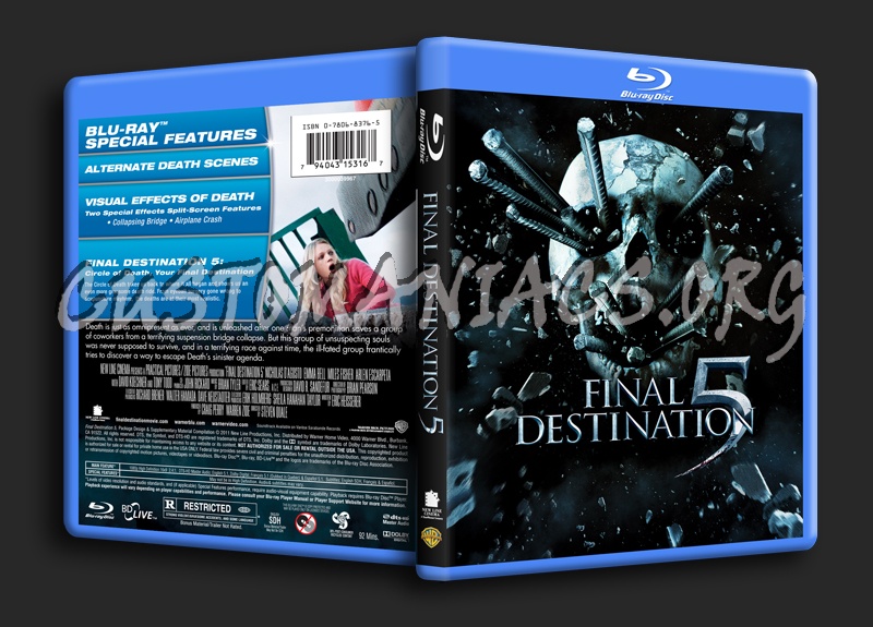 Final Destination 5 blu-ray cover