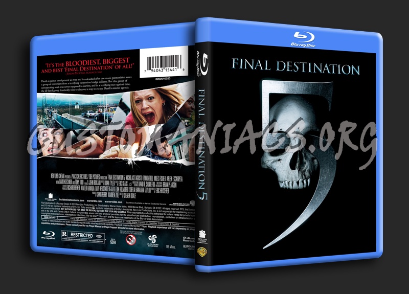 Final Destination 5 blu-ray cover