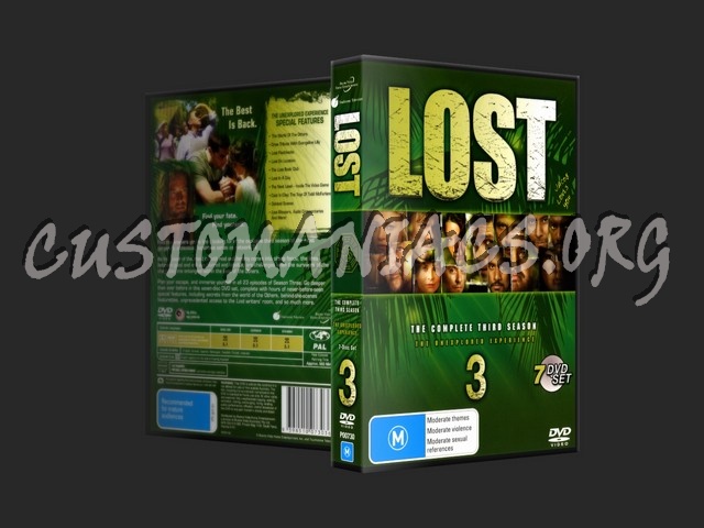 Lost Season 3 dvd cover