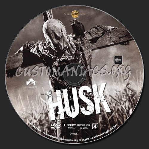 Husk dvd label