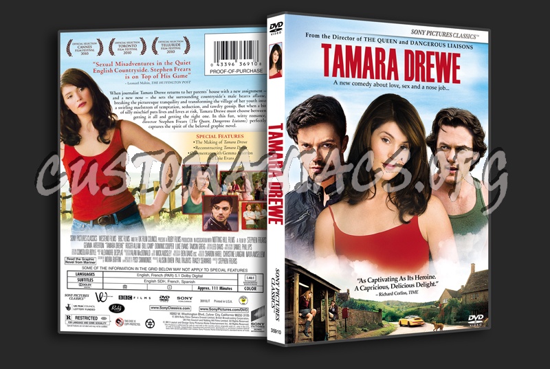 Tamara Drewe dvd cover