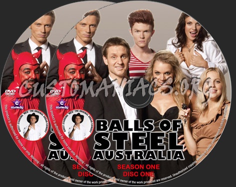 Balls Of Steel Australia Season 1 dvd label