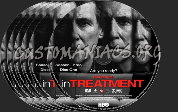 In Treatment Season 3 dvd label