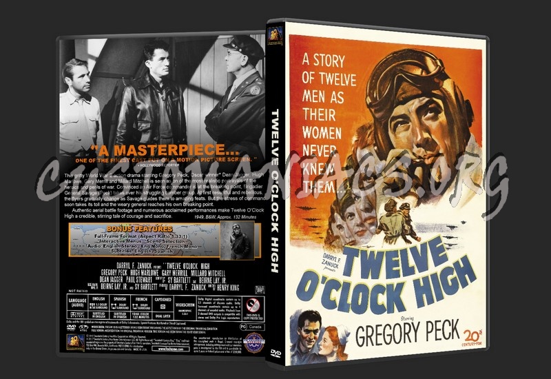 Twelve O'Clock High dvd cover