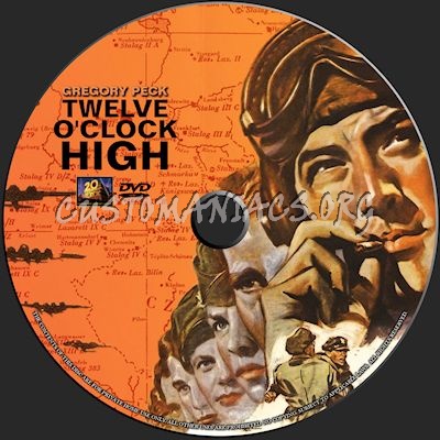 Twelve O'Clock High dvd label