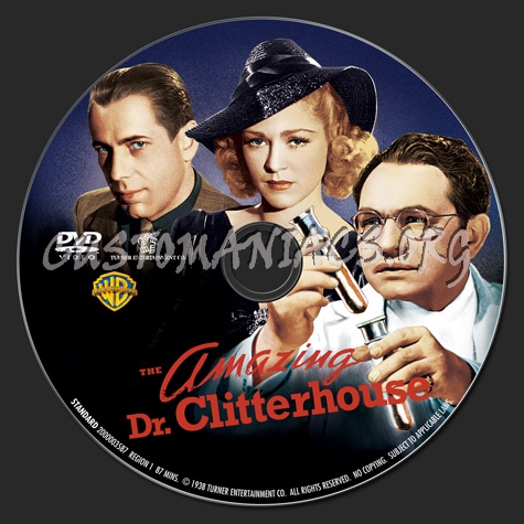 The Amazing Dr. Clitterhouse dvd label