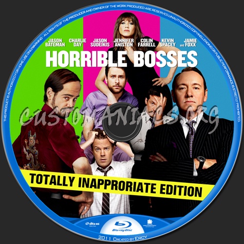 Horrible Bosses blu-ray label