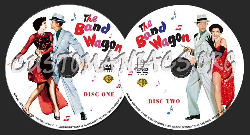 The Band Wagon dvd label