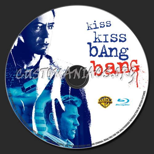 Kiss Kiss Bang Bang blu-ray label