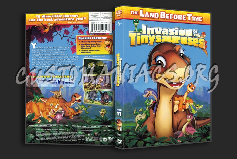 The Land before Time  Invasion of the Tinysauruses dvd cover