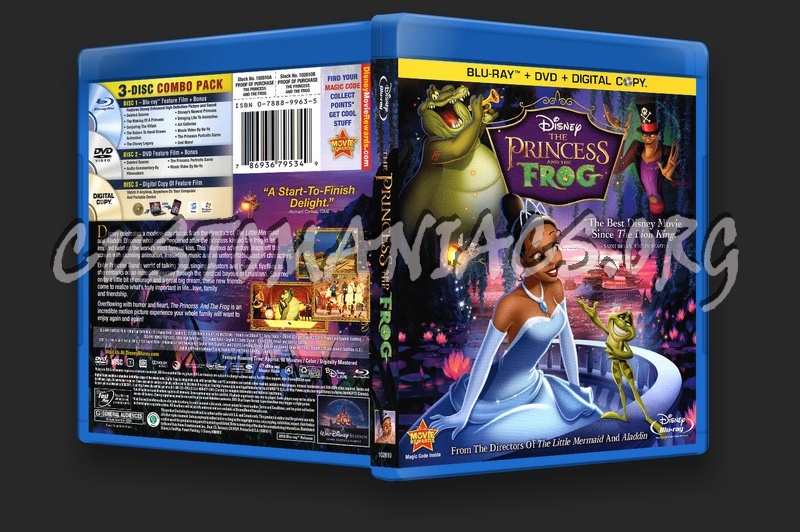 The Princess and the Frog blu-ray cover