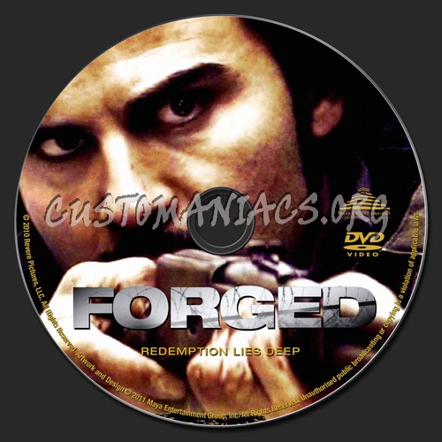 Forged dvd label