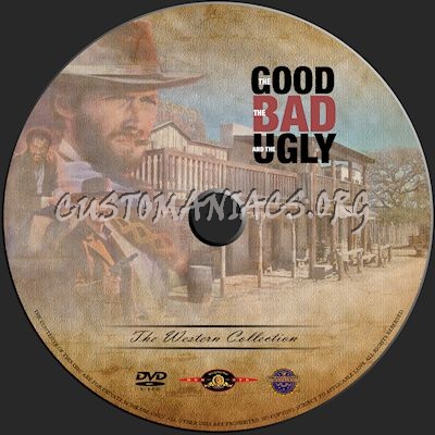 The Good, The Bad and The Ugly dvd label