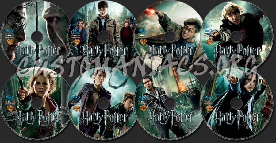 Harry Potter and the Deathly Hallows Part 2 blu-ray label