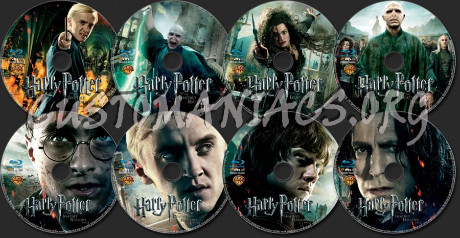 Harry Potter and the Deathly Hallows Part 2 blu-ray label