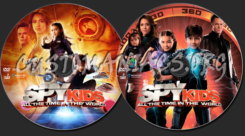 Spy Kids: All the Time in the World dvd label