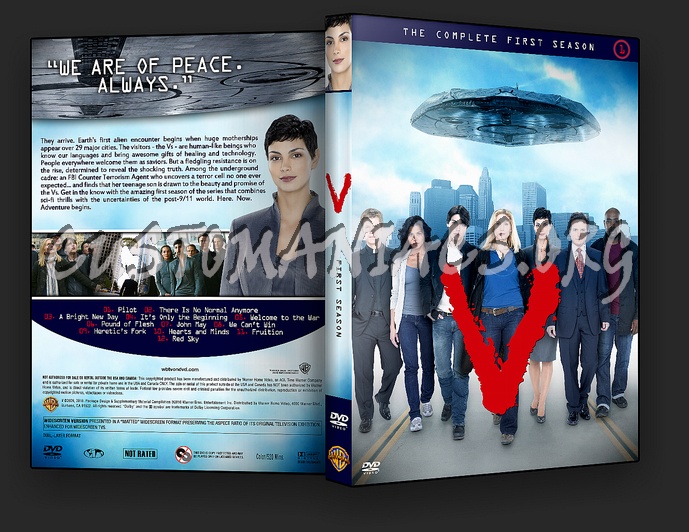 V - Season 1 dvd cover