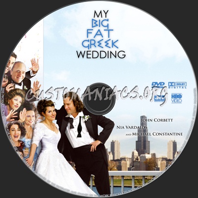 My Big Fat Greek Wedding dvd label