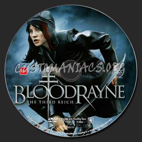 Bloodrayne - The Third Reich dvd label