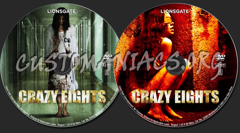 Crazy Eights dvd label