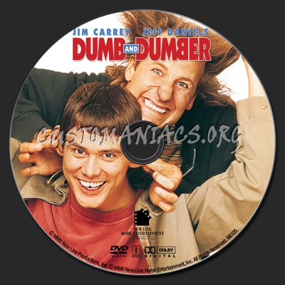 Dumb And Dumber dvd label