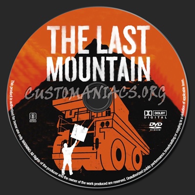 The Last Mountain dvd label