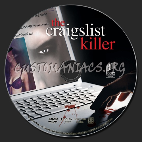 The Craigslist Killer dvd label