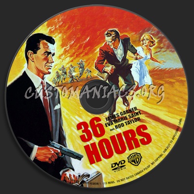 36 Hours dvd label