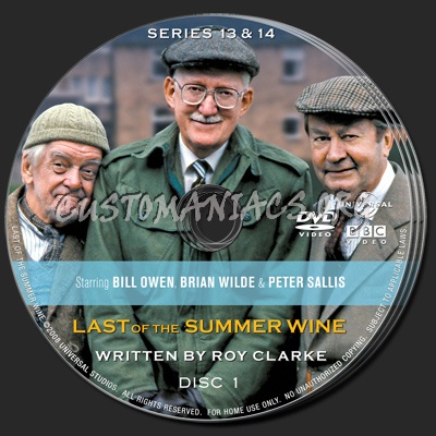 Last of the Summer Wine Series 13 & 14 dvd label