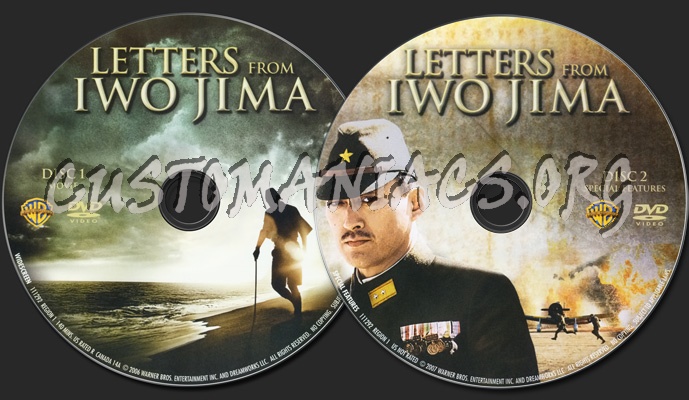 Letters From Iwo Jima dvd label