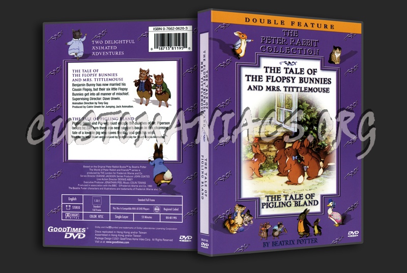 The Peter Rabbit Col. Tale of Flopsy Bunnies & Mrs Tittlemouse Tale of Pigling Bland dvd cover