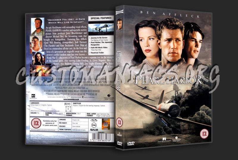 Pearl Harbor dvd cover