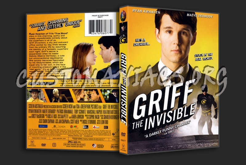 Griff The Invisible dvd cover