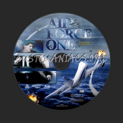 Air Force One blu-ray label